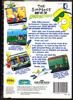 The Simpsons Bart vs. the Space Mutants Back CoverThumbnail